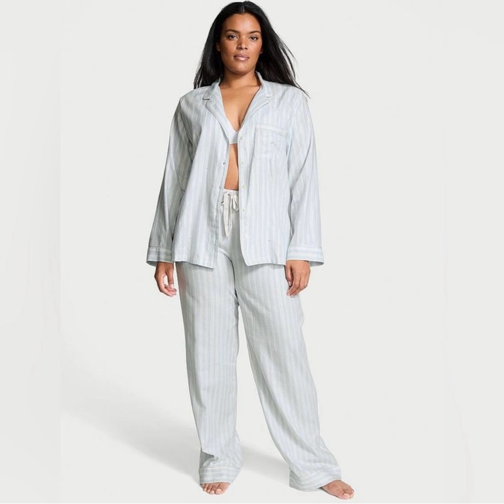 Victoria’s Secret Flannel Bling Pajama Set